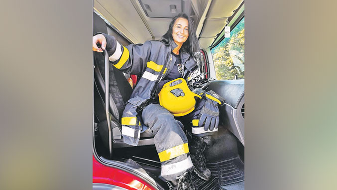 Prva žena vatrogasac u novosadskoj brigadi