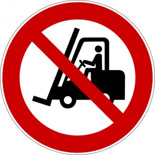 Zabranjeno za vozila internog transporta